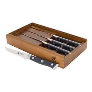 Spectrum+4pc+Steak+Knife+Set+w%2F+Wood+Presentation+Box