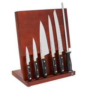Bob+Kramer+Carbon+2.0+7pc+Knife+Block+Set+Brown+and+Black
