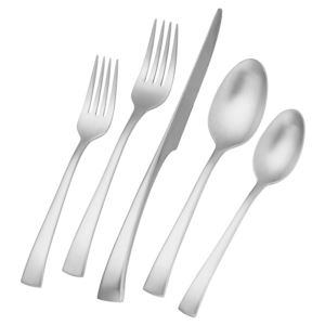 Bellasera+45pc+Satin+18%2F10+Stainless+Steel+Flatware+Set+Matte
