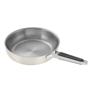 Pure+11%22+Stainless+Steel+Fry+Pan+Ivory+White