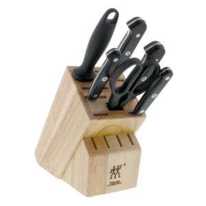 Gourmet+7pc+Knife+Block+Set