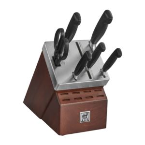 7pc+Four+Star+Self+Sharpening+Knife+Block+Set