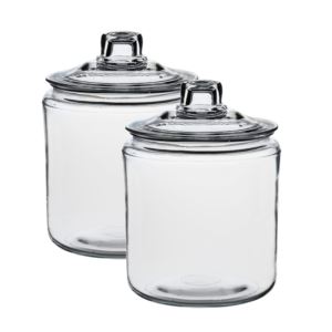 Set+of+2+Heritage+Hill+1%2F2+Gallon+Glass+Jars+w%2F+Lids