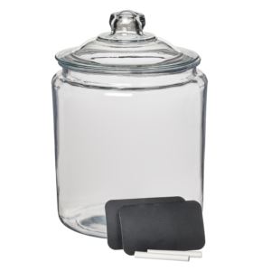 2+Gallon+Heritage+Hill+Glass+Jar+w%2F+Lid%2FChalk%2FLabels