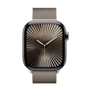 Watch+Series+GPS+Cellular+mm+Natural+Titan+Case+w+Natural+Milanese+Loop