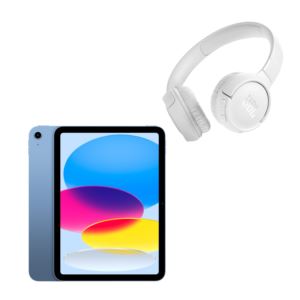 11%22+11th+Gen+iPad+128GB+Wifi+Blue+w%2F+Tune+520BT+On+Ear+Headphones+White