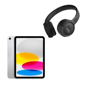 11%22+iPad+WiFi+128GB+Silver+w%2F+Tune+520BT+Headphones