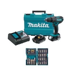 18V+LXT+Lithium-Ion+Compact+Cordless+1%2F2%22+Hammer+Driver-Drill+Kit+%282.0Ah%29