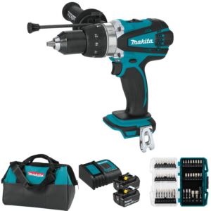 18V+LXT+Lithium-Ion+Cordless+1%2F2%22+Hammer+Driver-Drill+Set