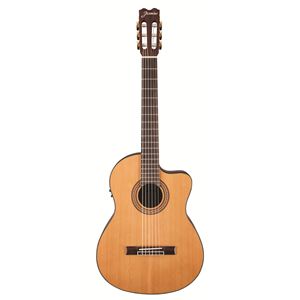 Jasmine+Classical+Cutaway+Acoustic-Electric+Guitar+-+Natural