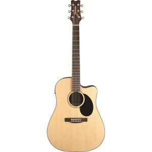 Jasmine+Dreadnought+Cutaway+Acoustic-Electric+Guitar+-+Natural