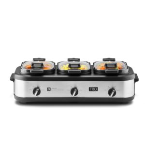 Triple+2.5qt+Buffet+Server+w%2F+Aluminum+Inserts