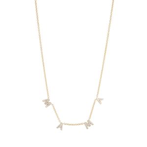 Pave+MAMA+Necklace+Gold