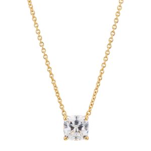 Cushion+Cut+CZ+Necklace