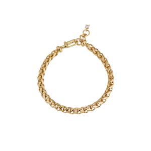 Entwine+Chain+Line+Bracelet+Gold