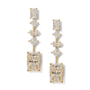 Rare+Jewels+CZ+Drop+Earrings