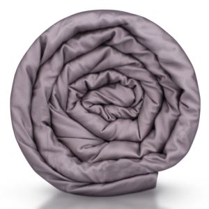 HUSH+Iced+Iced+Cooling+Weighted+Blanket+-+Queen+20+lb+-+Light+Grey