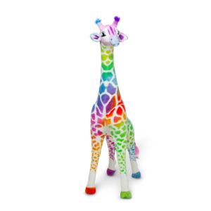 Giraffe+Rainbow+Stuffed+Plush+Animal+Ages+Years