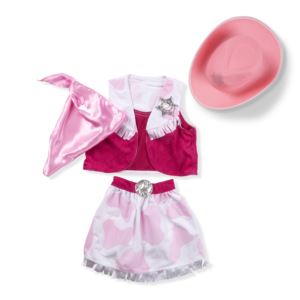 Cowgirl+Role+Play+Costume+Set+Ages+3-6+Years