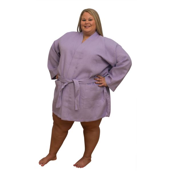 Knee Length Robe 40 - XXL - Lavender