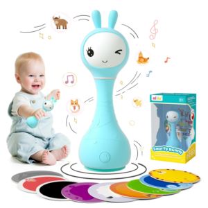 R+Smarty+Bunny+Baby+Light+Up+Toy+Blue+Ages+Months