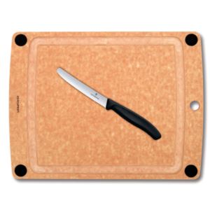 All-in-One+Large+Natural+Cutting+Board+w%2F+Black+Utility++Knife