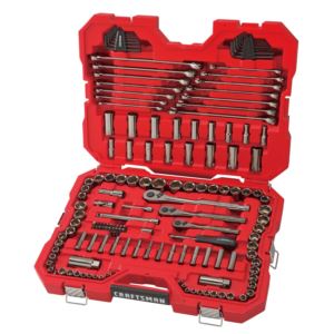 121pc+Gunmetal+Chrome+Mechanics+Tools+Set