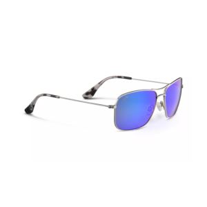 Wiki+Wiki+Polarized+Sunglasses+Silver+Frame+Blue+Hawaii+Lens