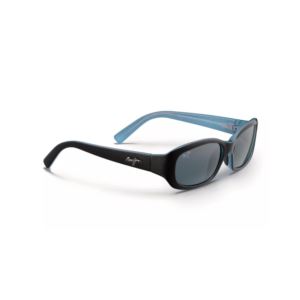 Punchbowl+Polarized+Sunglasses+Black+Blue+Frame+Neutral+Gray+Lens
