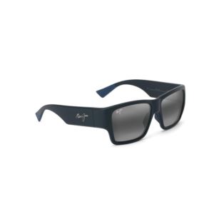 Kaolu+Polarized+Sunglasses+Matte+Blue+Frame+Neutral+Gray+Lens