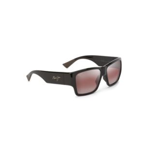 Kaolu+Polarized+Sunglasses+Shiny+Brown+Frame+Maui+Rose+Lens