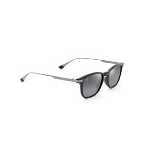 Manaolana+Polarized+Sunglasses+Shiny+Black+Frame+Neutral+Gray+Lens