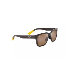 Punikai+Polarized+Sunglasses+Shiny+Brown+Frame+HCL+Bronze+Lens