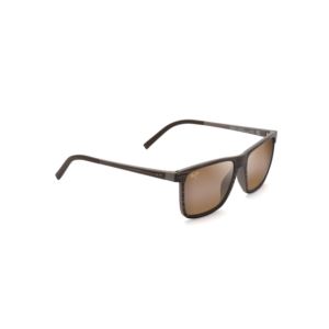 One+Way+Polarized+Sunglasses+Brown+Stripe+Frame+HCL+Bronze+Lens