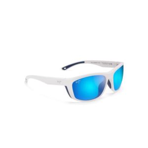 Nuu+Landing+Polarized+Sunglasses+White+Frame+Blue+Hawaii+Lens
