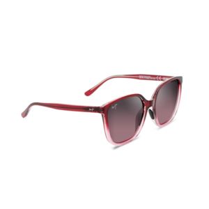 Good+Fun+Polarized+Sunglasses+Raspberry+Fade+Frame+Maui+Rose+Lens