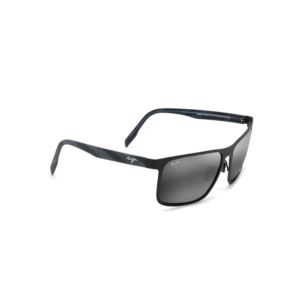 Wana+Polaroized+Sunglasses+Matte+Black+Frame+Neutral+Gray+Lens