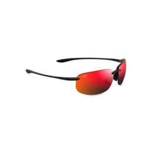 Hookipa+XL+Polarized+Sunglasses+Matte+Black+Frame+Hawaii+Lava+Lens