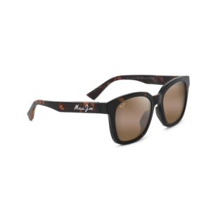 Honua+Asian+Fit+Polarized+Sunglasses+Matte+Dark+Havana+Frame+HCL+Bronze+Lens