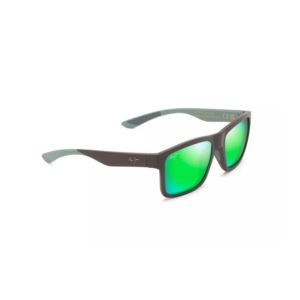 The+Flats+Polarized+Sunglasses+Brown+Frame+MAUIGreen+Lens