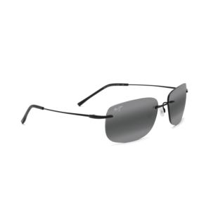 Ohai+Polarized+Sunglasses+Gloss+Black+Frame+Neutral+Gray+Lens