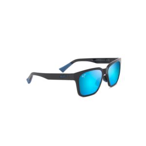 Punikai+Polarized+Sunglasses+Shiny+Black+Frame+Blue+Hawaii+Lens