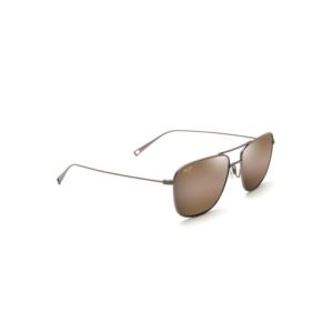 Mikioi+Polarized+Sunglasses+Satin+Sepia+Frame+HCL+Bronze+Lens