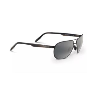 Castles+Polarized+Sunglasses+Matte+Black+Frame+Neutral+Gray+Lens