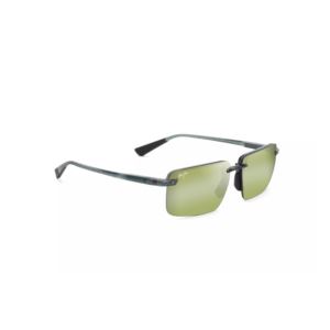 Laulima+Polarized+Sunglasses+Shiny+Foliage+Green+Frame+Maui+HT+Lens