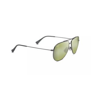 Hauoli+Polarized+Sunglasses+Dark+Ruthenium+Frame+Maui+HT+Lens