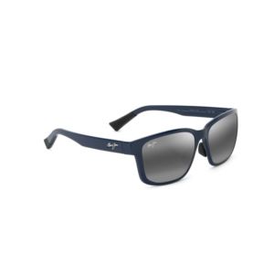 Lehiwa+Asian+Fit+Polarized+Sunglasses+Shiny+Blue+Frame+Neutral+Gray+Lens