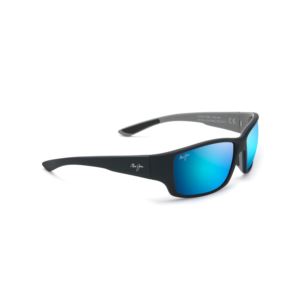 Local+Kine+Polarized+Sunglasses+Black+Blue+Frame+Blue+Hawaii+Lens