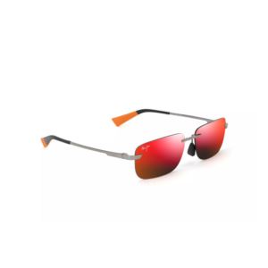 Lanakila+Polarized+Sunglasses+Shiny+Ruthenium+Hawaii+Lava+Lens