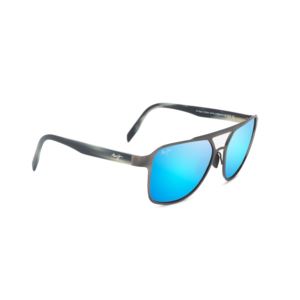 nd+Reef+Polarized+Sunglasses+Dark+Gunmetal+Frame+Blue+Hawaii+Lens